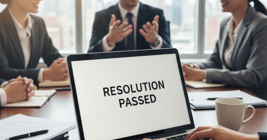 How to Pass a Resolution at a Board Meeting in Canada