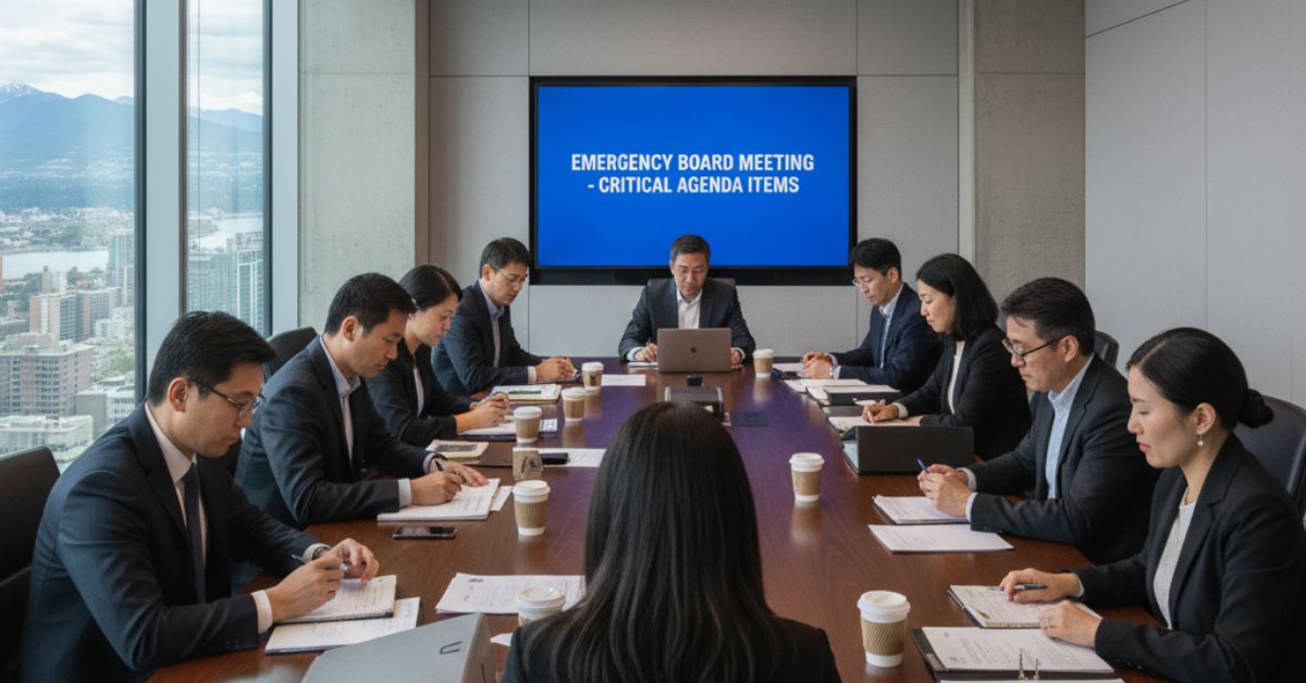 How to Call an Emergency Board Meeting for a Charity in Canada